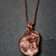 Custom Wrapped Pink Amethyst Pendant for Emotional Healing