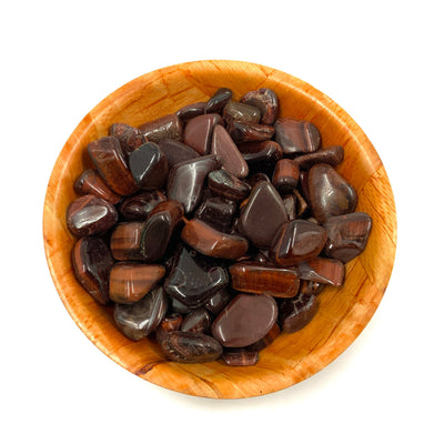 Polished Red Tiger's Eye for Focus, Motivation & Inner Strength