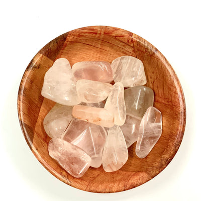 Polished Fire Quartz Crystal for Focus, Energy & Emotional Balance