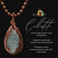 Custom Wrapped Celestite Pendant for Calmness & Restful Sleep