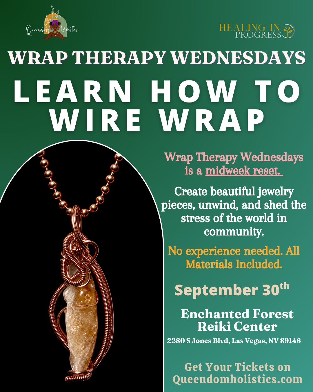 Wrap Therapy Wednesday 9/30