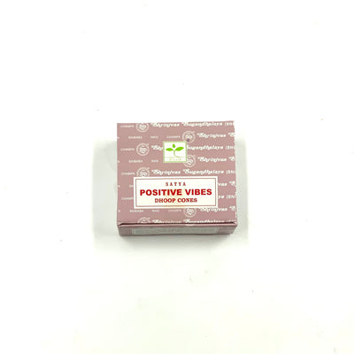 Positive Vibes Dhoop Cones for Relaxation, Meditation & Cleansing