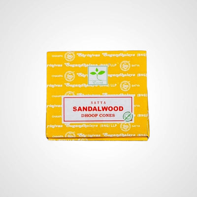 Sandalwood Dhoop Cones for Meditation, Relaxation & Cleansing