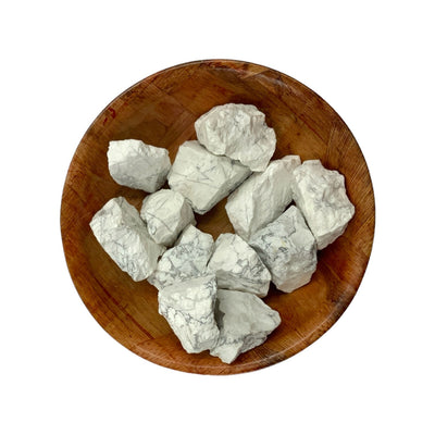 Raw Howlite Crystal for Stress Relief and Mental Clarity
