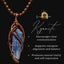 Custom Wrapped Blue Kyanite Pendant for Alignment & Communication