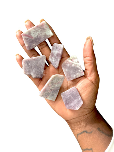 Pink Tourmaline Sliced Crystal for Emotional Healing & Heart Chakra Support
