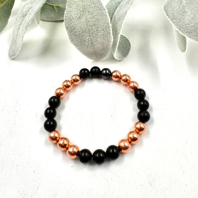Copper & Shungite Stretch Bracelet | Grounding | Joint Health