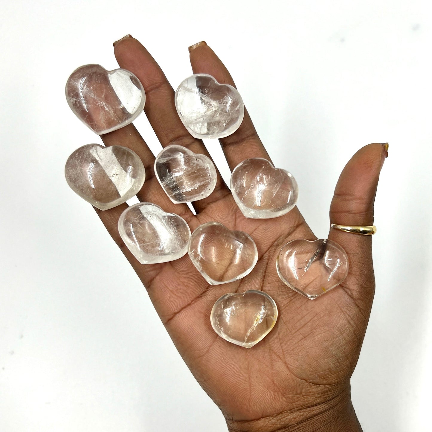 Clear Quartz Mini Heart Crystal for Clarity and Healing