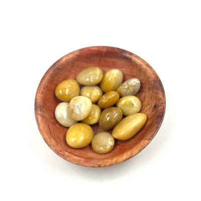 Polished Yellow Jade Crystal for Confidence, Joy, and Emotional Balance