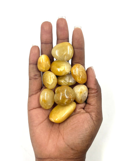 Polished Yellow Jade Crystal for Confidence, Joy, and Emotional Balance