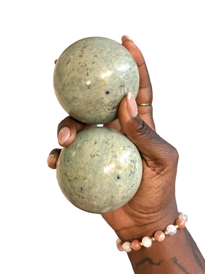 Garnierite Sphere for Emotional Balance and Energy Healing