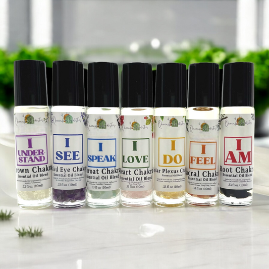 7 Chakra Aromatherapy Roll-On Oil Set