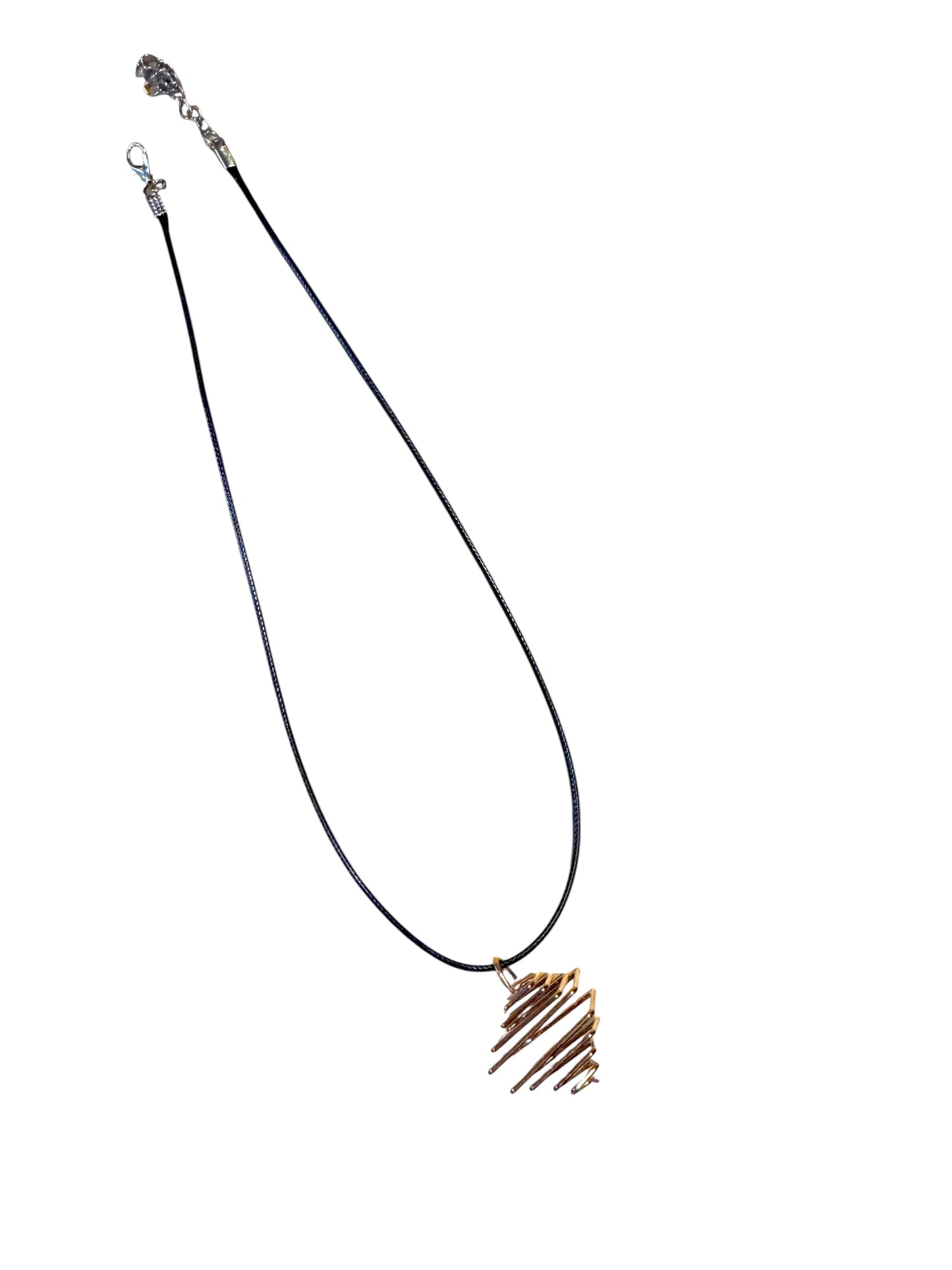 Copper Crystal Cage w/Necklace for Energy Healing