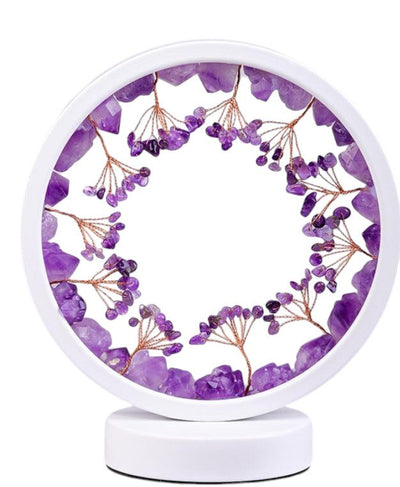 Amethyst Gemstone Tree LED Lamp