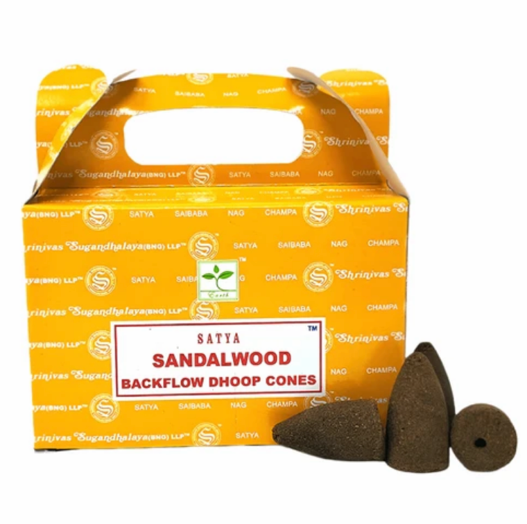 Sandalwood Backflow Incense Cones