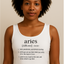 "All Heat, No Hesitation" | Aries Crop Top  ♈️