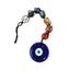 Evil Eye Seven Chakra Gemstone Wall Hanging | Chakra Home Decor & Energy Balance