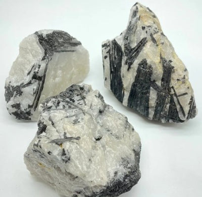 Raw Tourmaline Quartz Crystal for Protection and Mental Clarity