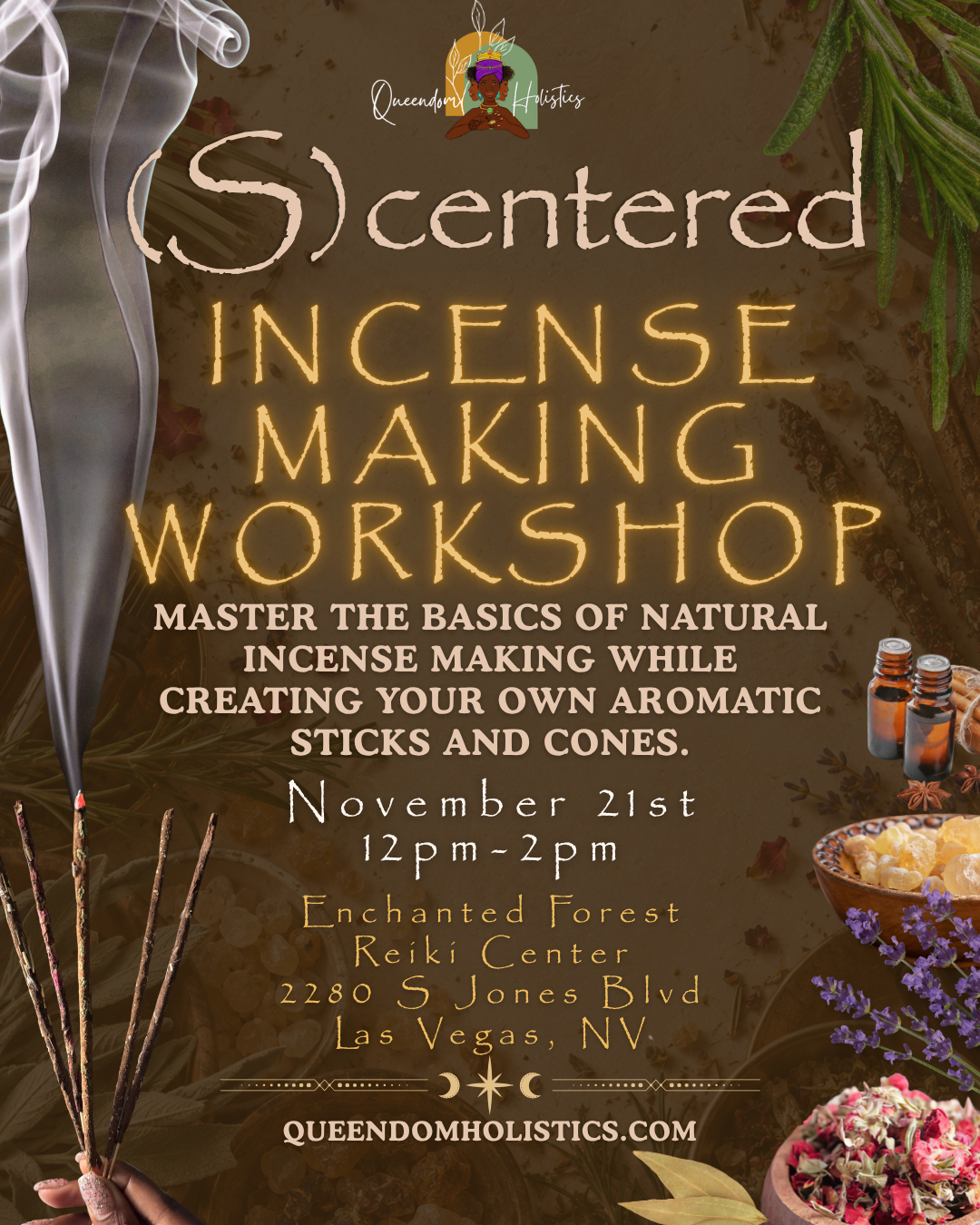 (S)centered: Incense Making Workshop