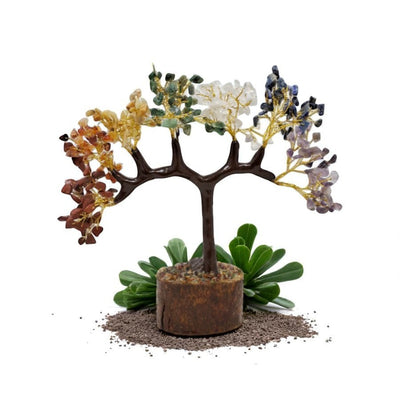 Modern Tree of Life Chakra Gemstone Tree