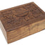 Blessing Symbol Wooden Carved Box 4x6 Inches