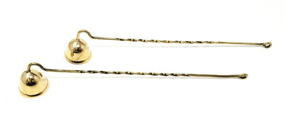 Solid Brass Candle Snuffer 10"L