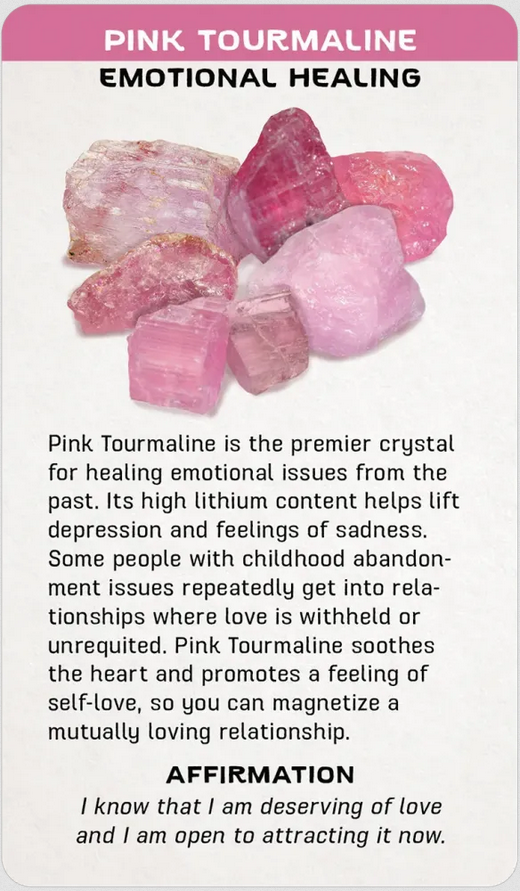 Crystal Blessing Cards for Daily Mindfulness and Spiritual Support