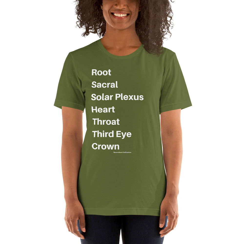 The Chakras Unisex t-shirt