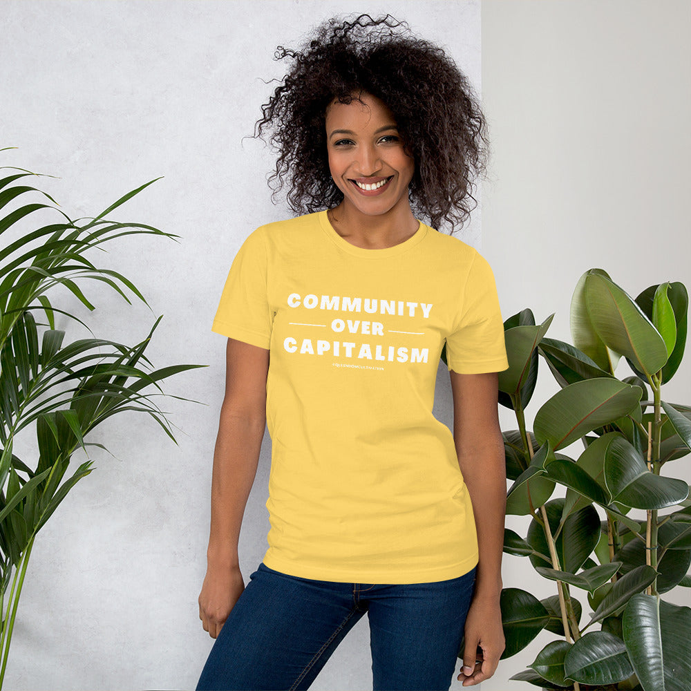 Community Over Capitalism Unisex t-shirt