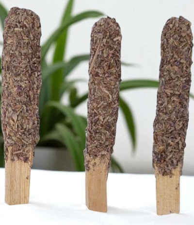 Palo Santo Sticks Hand-Rolled in Lavender – Calming Energy Cleanse