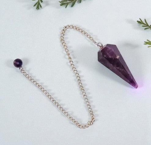 Amethyst Pendulum for Clear Intuition and Energy Healing