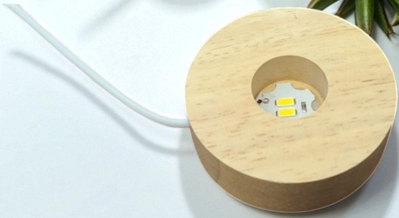 Gemstone Tower Lamp with Amethyst, Citrine & Clear Quartz Towers