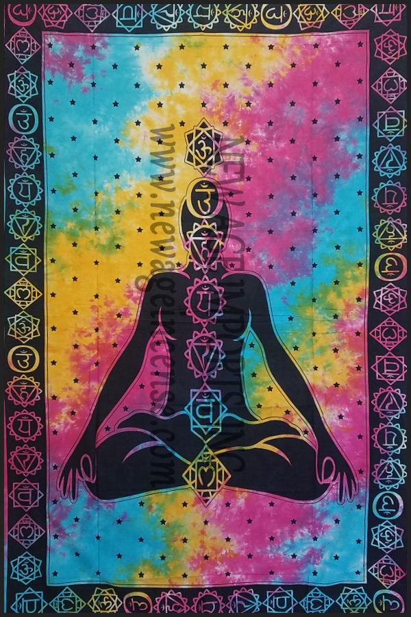 Seven Chakra Tapestry for Meditation & Energy Alignment